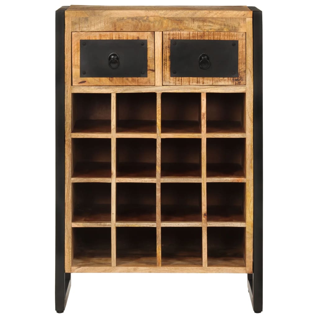 Wine Rack for 16 Bottles Solid Wood Mango - OLBRIT