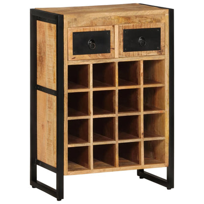 Wine Rack for 16 Bottles Solid Wood Mango - OLBRIT