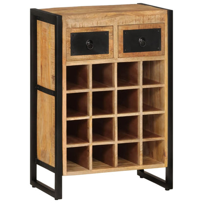 Wine Rack for 16 Bottles Solid Wood Mango - OLBRIT