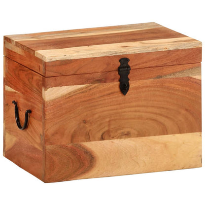 Storage Box 39x28x31 cm Solid Wood Acacia - OLBRIT