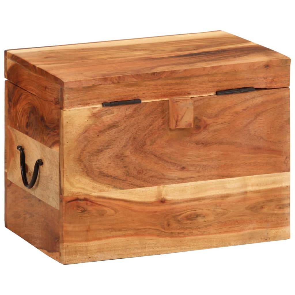 Storage Box 39x28x31 cm Solid Wood Acacia - OLBRIT