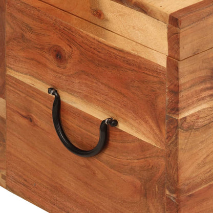 Storage Box 39x28x31 cm Solid Wood Acacia - OLBRIT