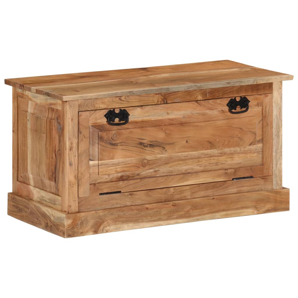 Shoe Storage Bench 85x40x45 cm Solid Acacia Wood - OLBRIT