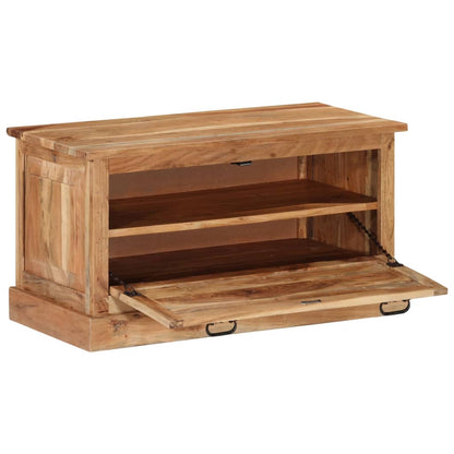Shoe Storage Bench 85x40x45 cm Solid Acacia Wood - OLBRIT