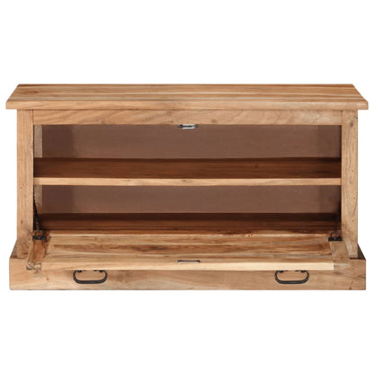 Shoe Storage Bench 85x40x45 cm Solid Acacia Wood - OLBRIT