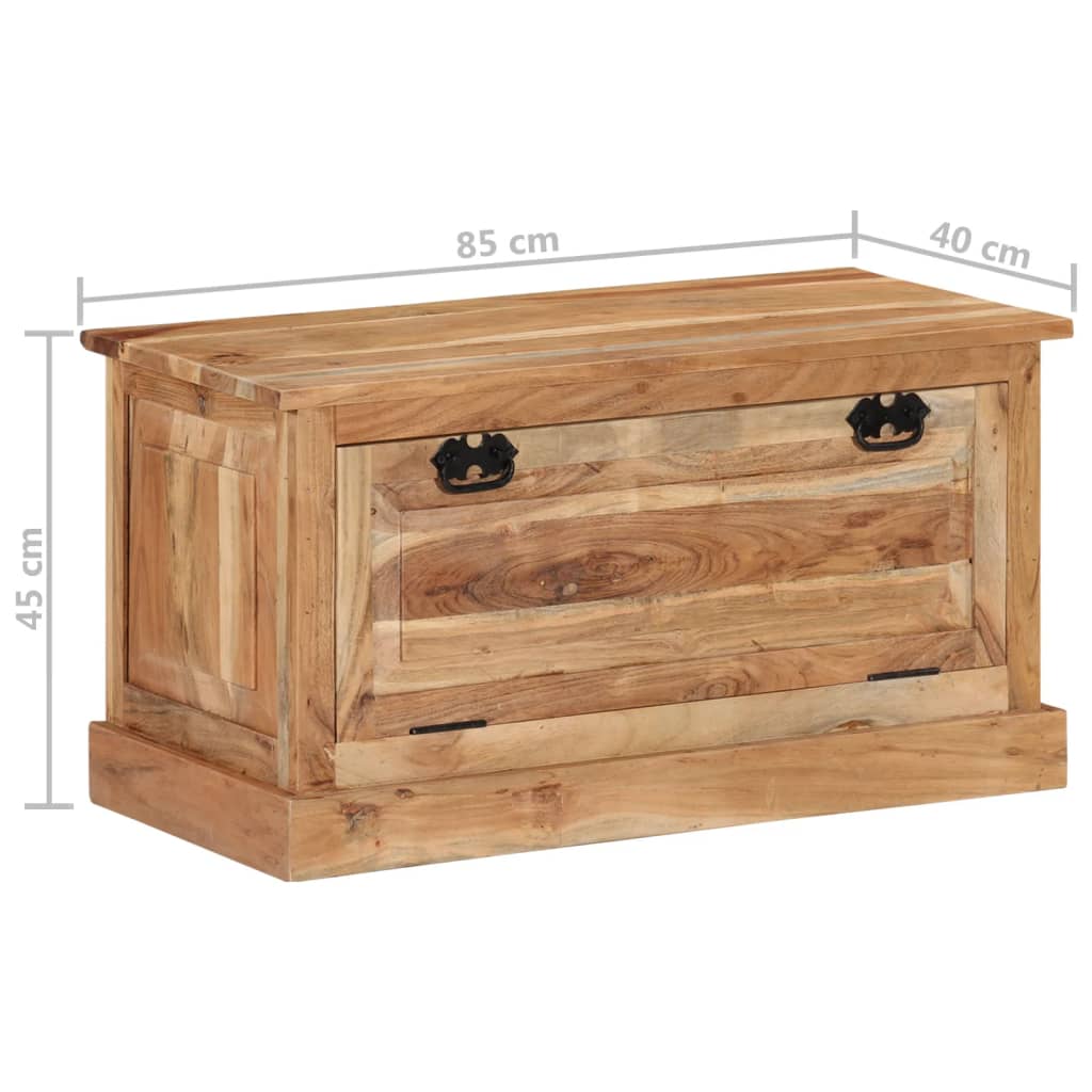 Shoe Storage Bench 85x40x45 cm Solid Acacia Wood - OLBRIT