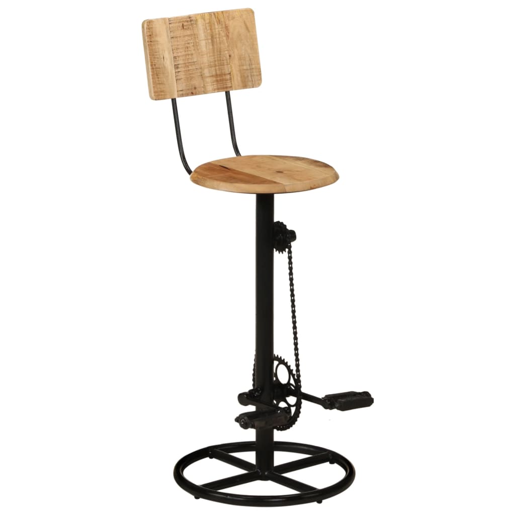 Bar Stools 2 pcs Solid Wood Mango - OLBRIT