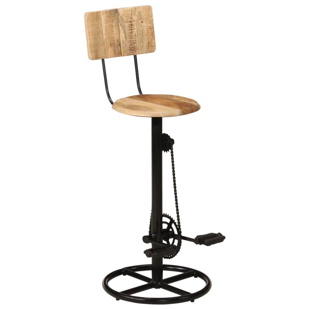 Bar Stools 2 pcs Solid Wood Mango - OLBRIT