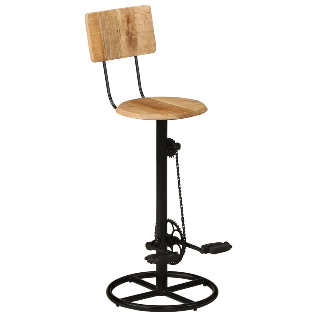 Bar Stools 2 pcs Solid Wood Mango - OLBRIT