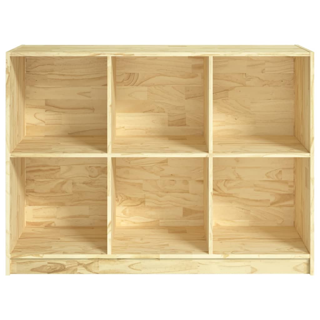 Book Cabinet 104x33x76 cm Solid Pinewood - OLBRIT