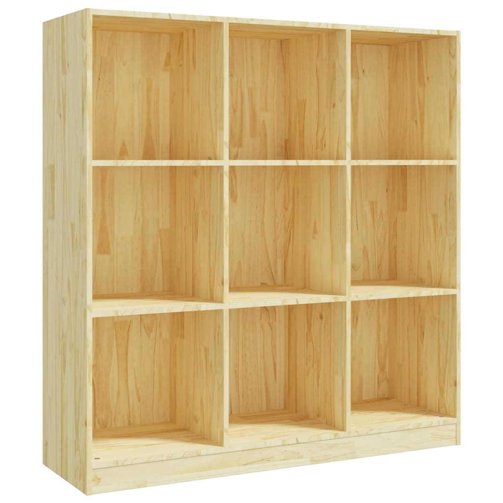 Book Cabinet/Room Divider 104x33.5x110 cm Solid Pinewood - OLBRIT