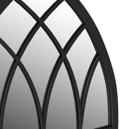 Mirror Black 100x45 cm Iron for Indoor Use - OLBRIT
