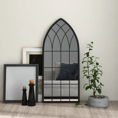 Mirror Black 100x45 cm Iron for Indoor Use - OLBRIT