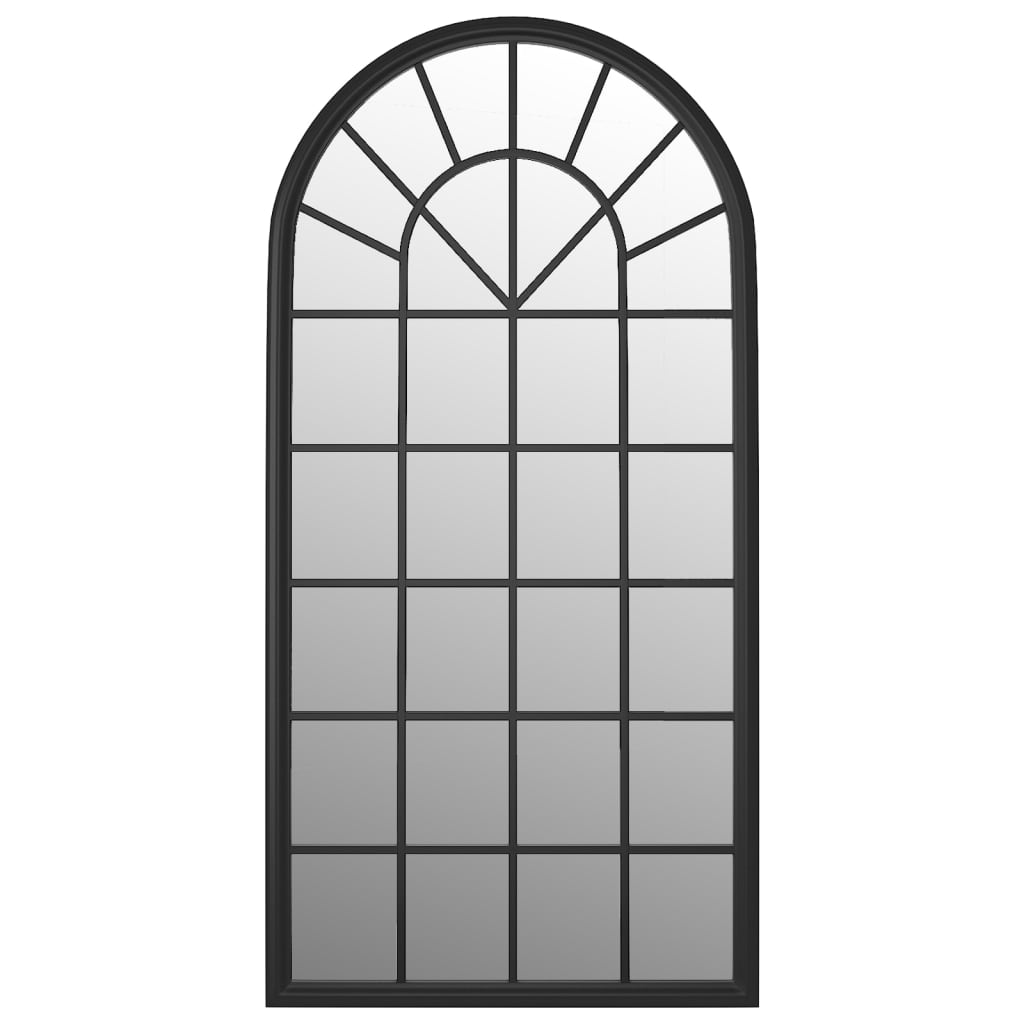 Mirror Black 90x45 cm Iron for Indoor Use - OLBRIT