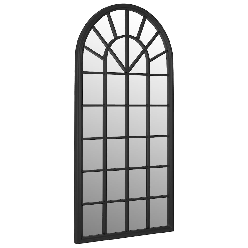 Mirror Black 90x45 cm Iron for Indoor Use - OLBRIT