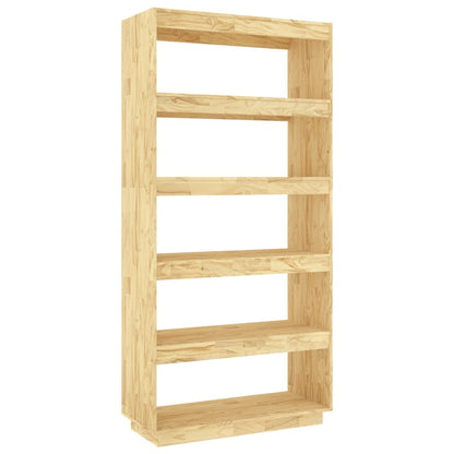 Book Cabinet/Room Divider 80x35x167 cm Solid Pinewood - OLBRIT