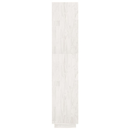 Book Cabinet/Room Divider White 80x35x167 cm Solid Pinewood - OLBRIT