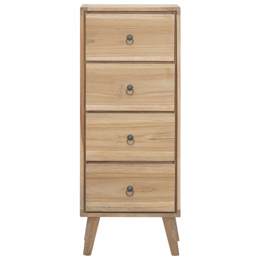 Chest of Drawers 40x30x100 cm Solid Wood Teak - OLBRIT