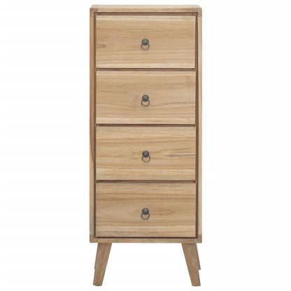 Chest of Drawers 40x30x100 cm Solid Wood Teak - OLBRIT