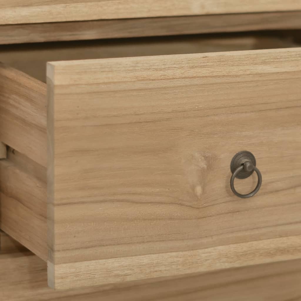 Chest of Drawers 40x30x100 cm Solid Wood Teak - OLBRIT