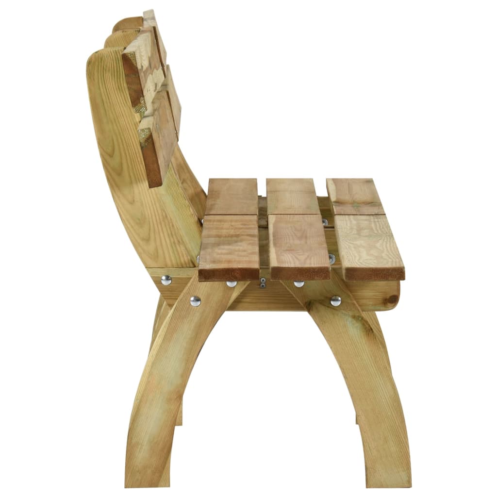 Garden Bench 160 cm Impregnated Pinewood - OLBRIT