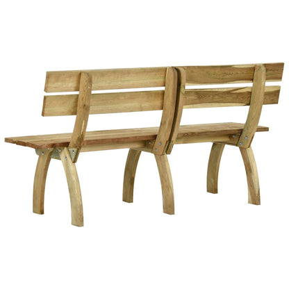 Garden Bench 160 cm Impregnated Pinewood - OLBRIT