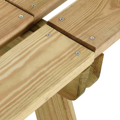Garden Bench 160 cm Impregnated Pinewood - OLBRIT