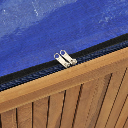 Garden Box 114x50x58 cm Solid Wood Teak - OLBRIT