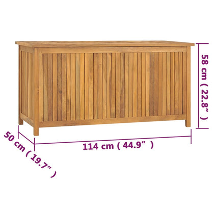 Garden Box 114x50x58 cm Solid Wood Teak - OLBRIT