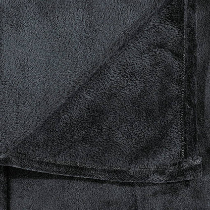 Blanket Black 150x200 cm Polyester - OLBRIT