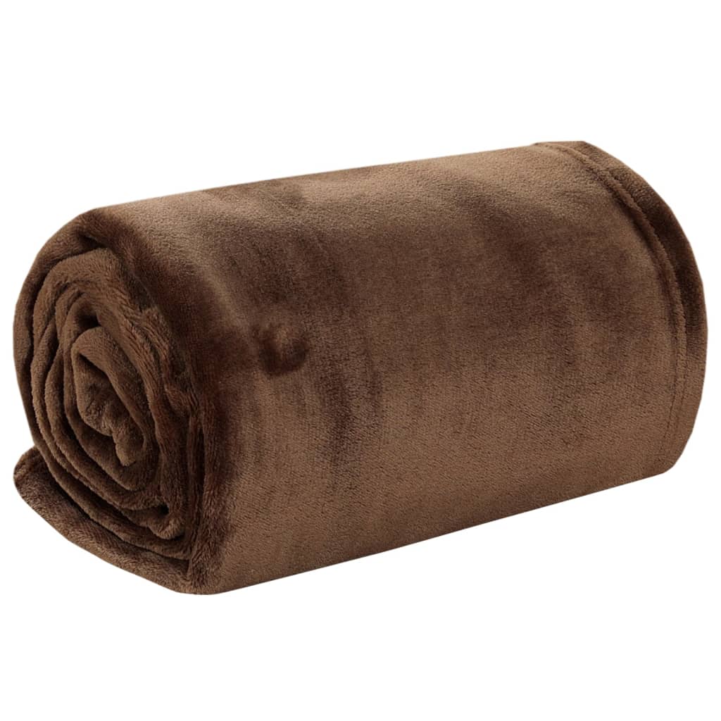 Blanket Cocoa Brown 150x200 cm Polyester - OLBRIT