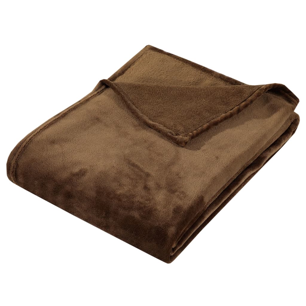 Blanket Cocoa Brown 150x200 cm Polyester - OLBRIT