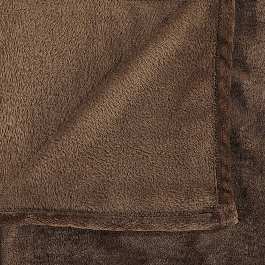 Blanket Cocoa Brown 150x200 cm Polyester - OLBRIT