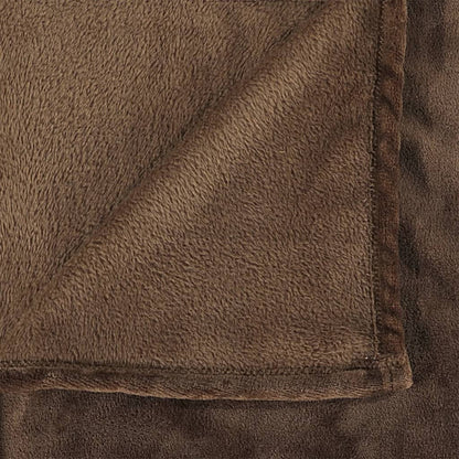 Blanket Cocoa Brown 200x240 cm Polyester - OLBRIT