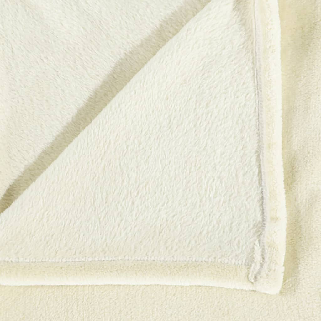 Blanket Cream 150x200 cm Polyester - OLBRIT