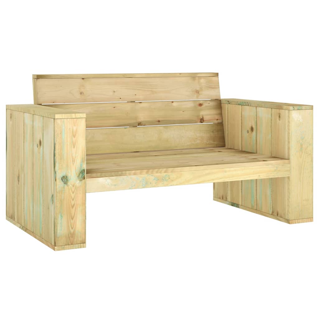 Garden Bench 139 cm Impregnated Pinewood - OLBRIT