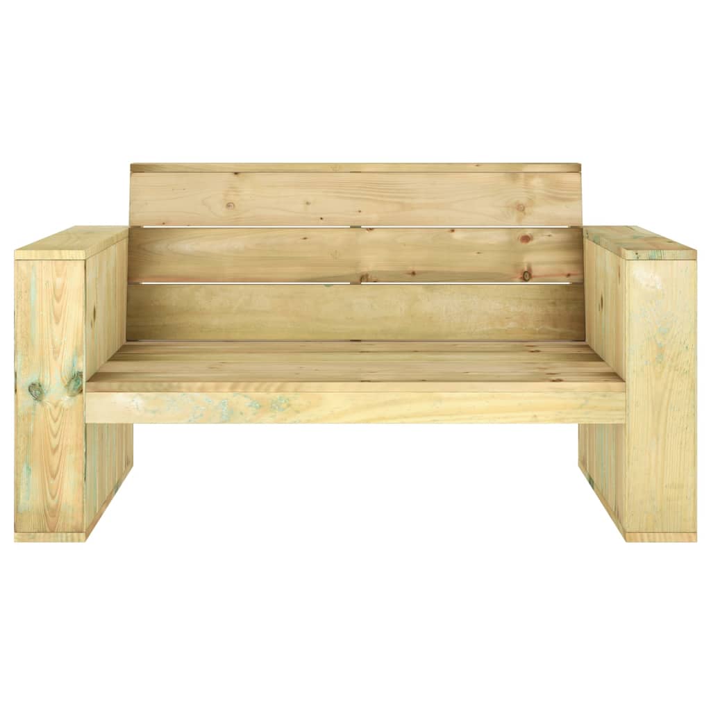 Garden Bench 139 cm Impregnated Pinewood - OLBRIT