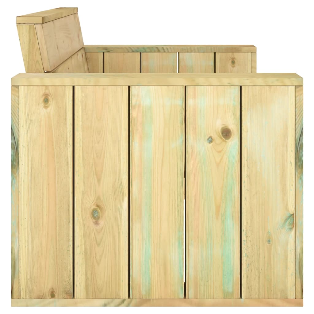 Garden Bench 139 cm Impregnated Pinewood - OLBRIT
