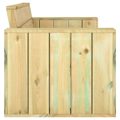 Garden Bench 139 cm Impregnated Pinewood - OLBRIT