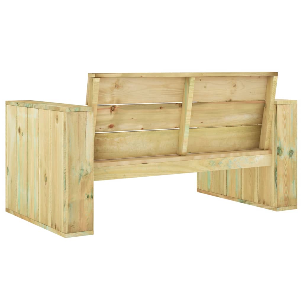 Garden Bench 139 cm Impregnated Pinewood - OLBRIT