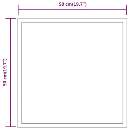 LED Bathroom Mirror 50x50 cm - OLBRIT