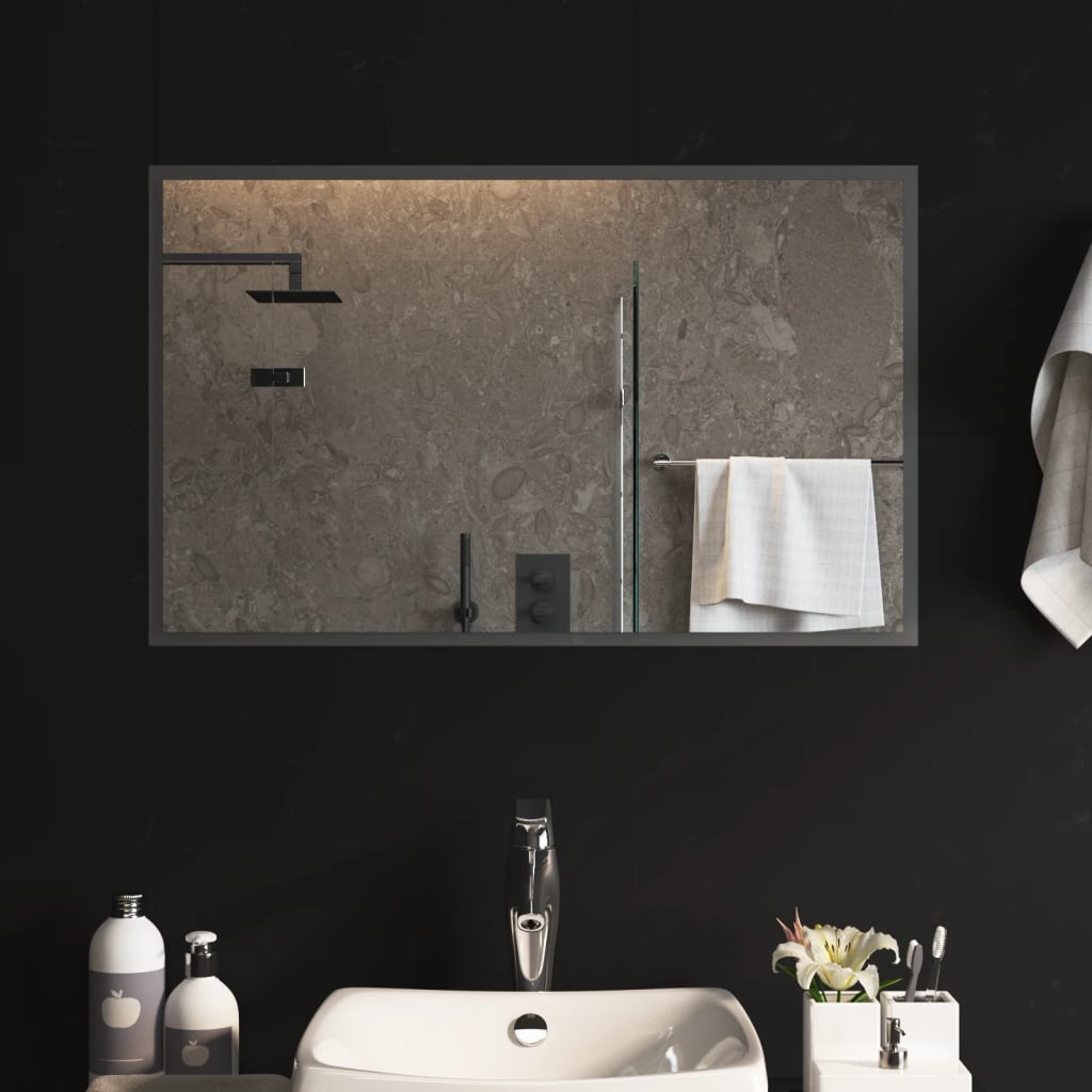 LED Bathroom Mirror 80x50 cm - OLBRIT