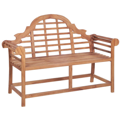 Garden Bench 127x58.5x92.5 cm Solid Wood Teak - OLBRIT