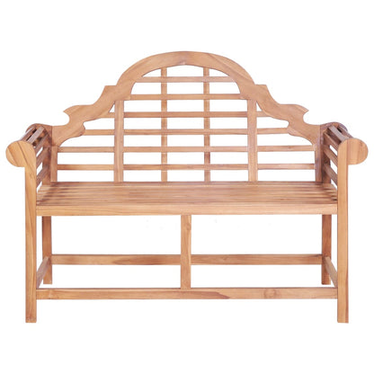 Garden Bench 127x58.5x92.5 cm Solid Wood Teak - OLBRIT