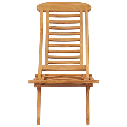 Folding Garden Chair 50x90x69 cm Solid Wood Teak - OLBRIT