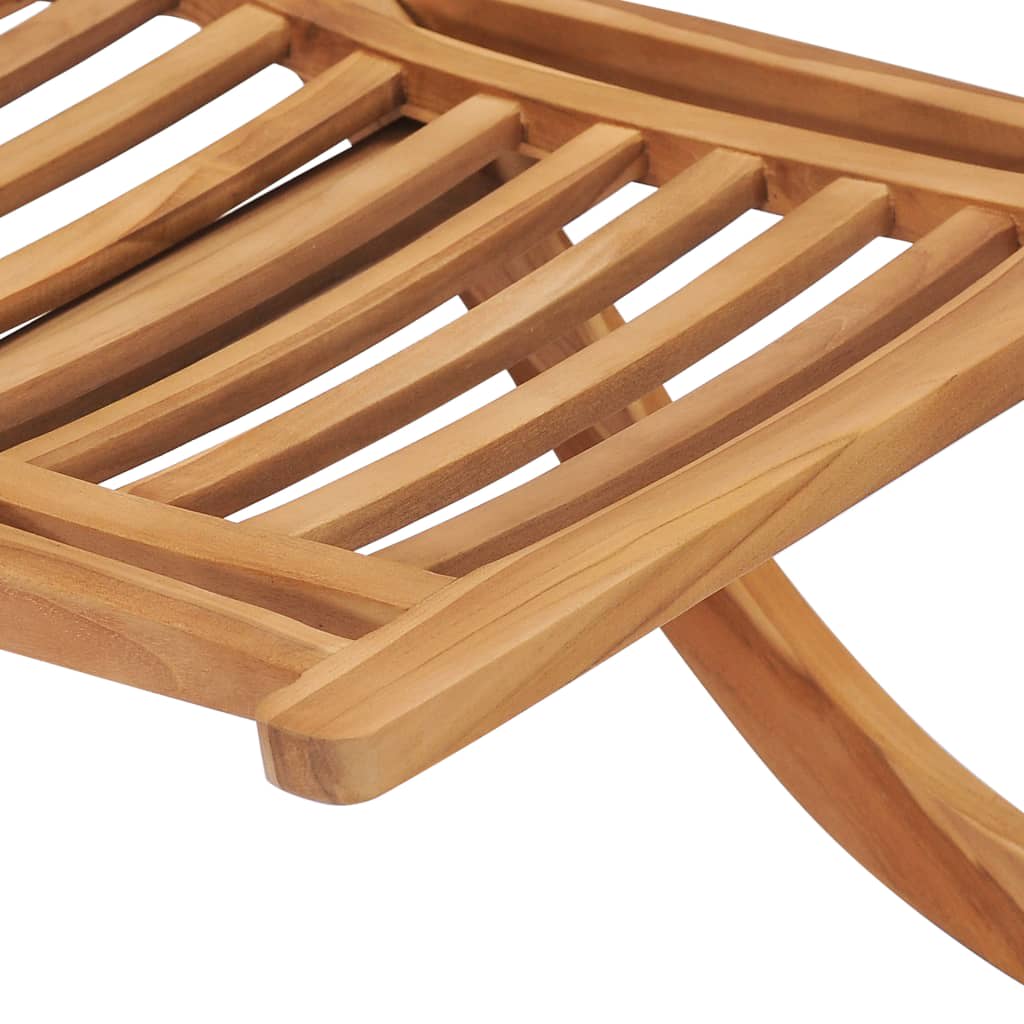 Folding Garden Chair 50x90x69 cm Solid Wood Teak - OLBRIT