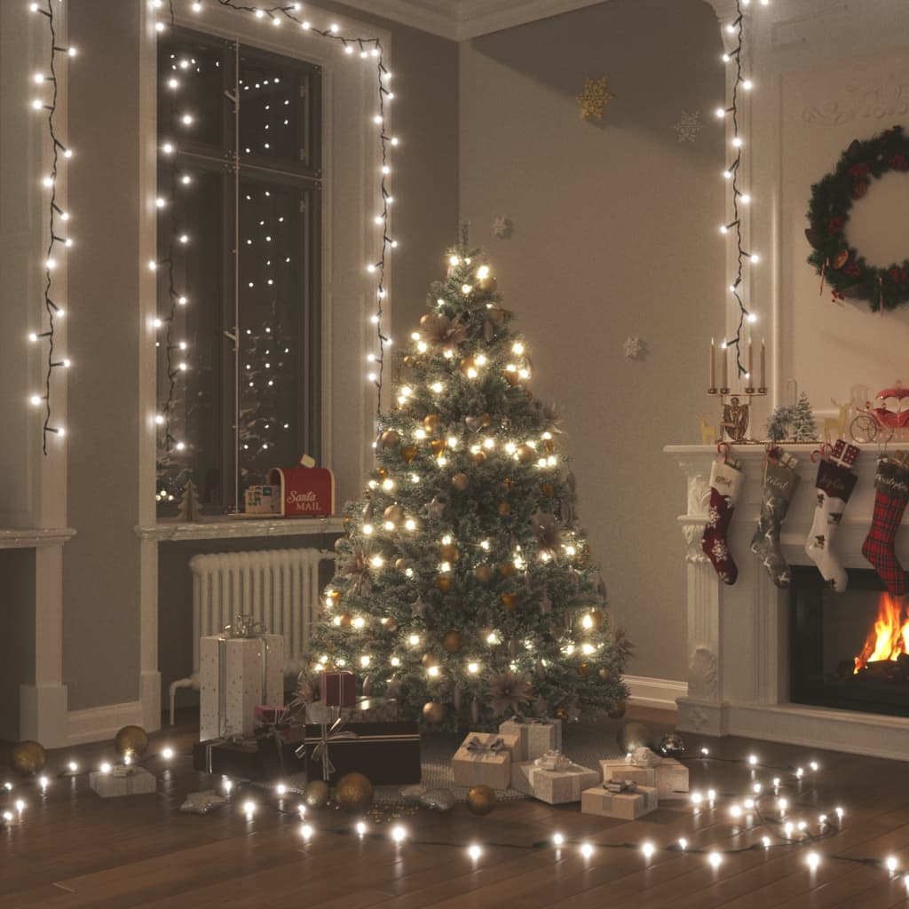 LED String with 300 LEDs Cold White 30 m PVC - OLBRIT