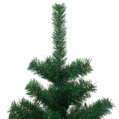 Swirl Pre-lit Christmas Tree with Stand Green 180 cm PVC - OLBRIT