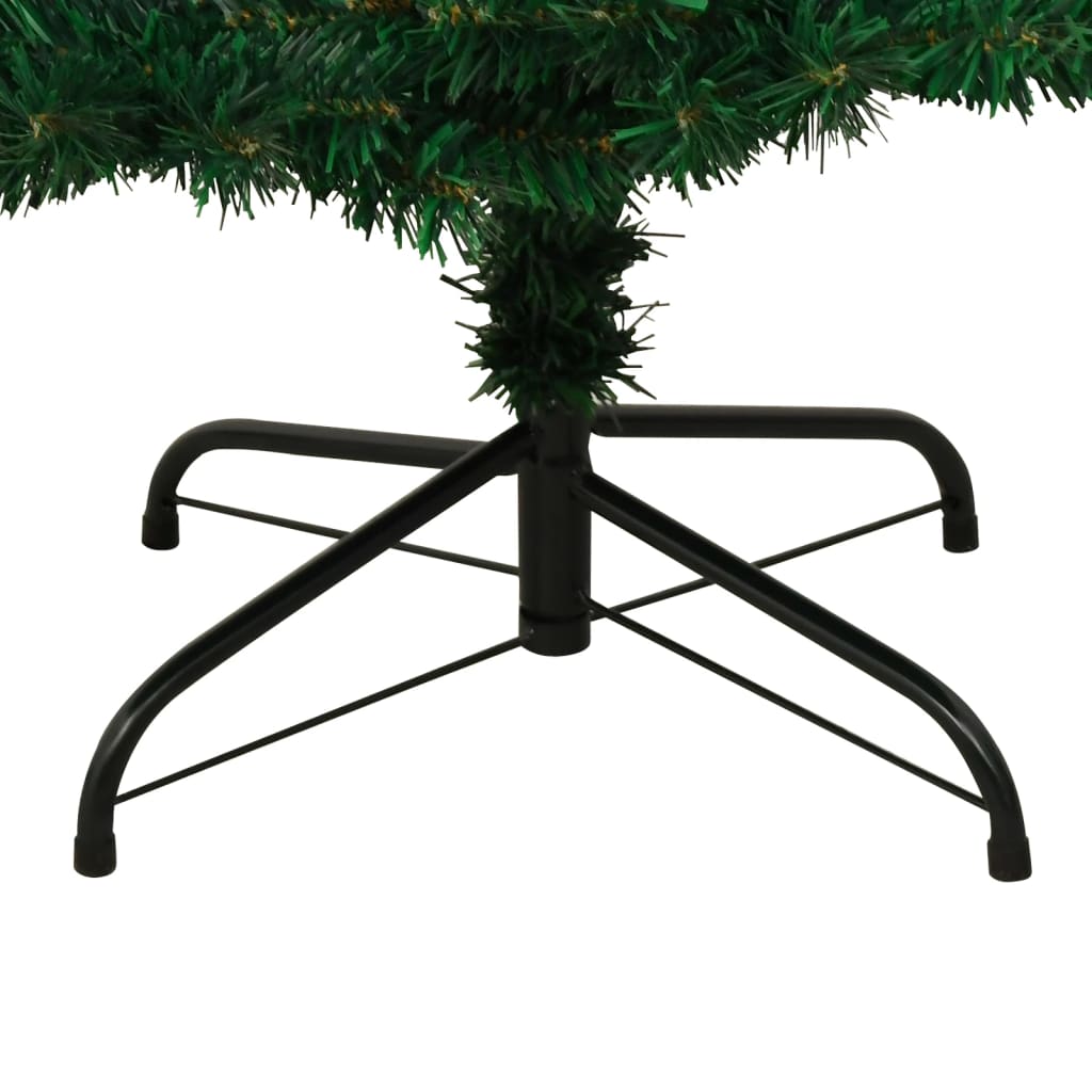Swirl Pre-lit Christmas Tree with Stand Green 180 cm PVC - OLBRIT