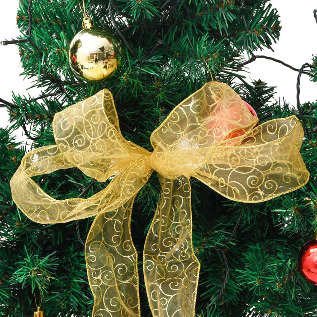 Christmas Cactus with Stand and LED Green 150 cm PVC - OLBRIT
